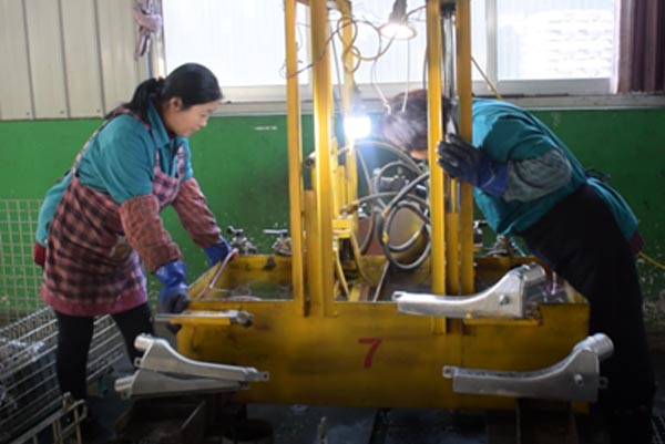 Casting production line